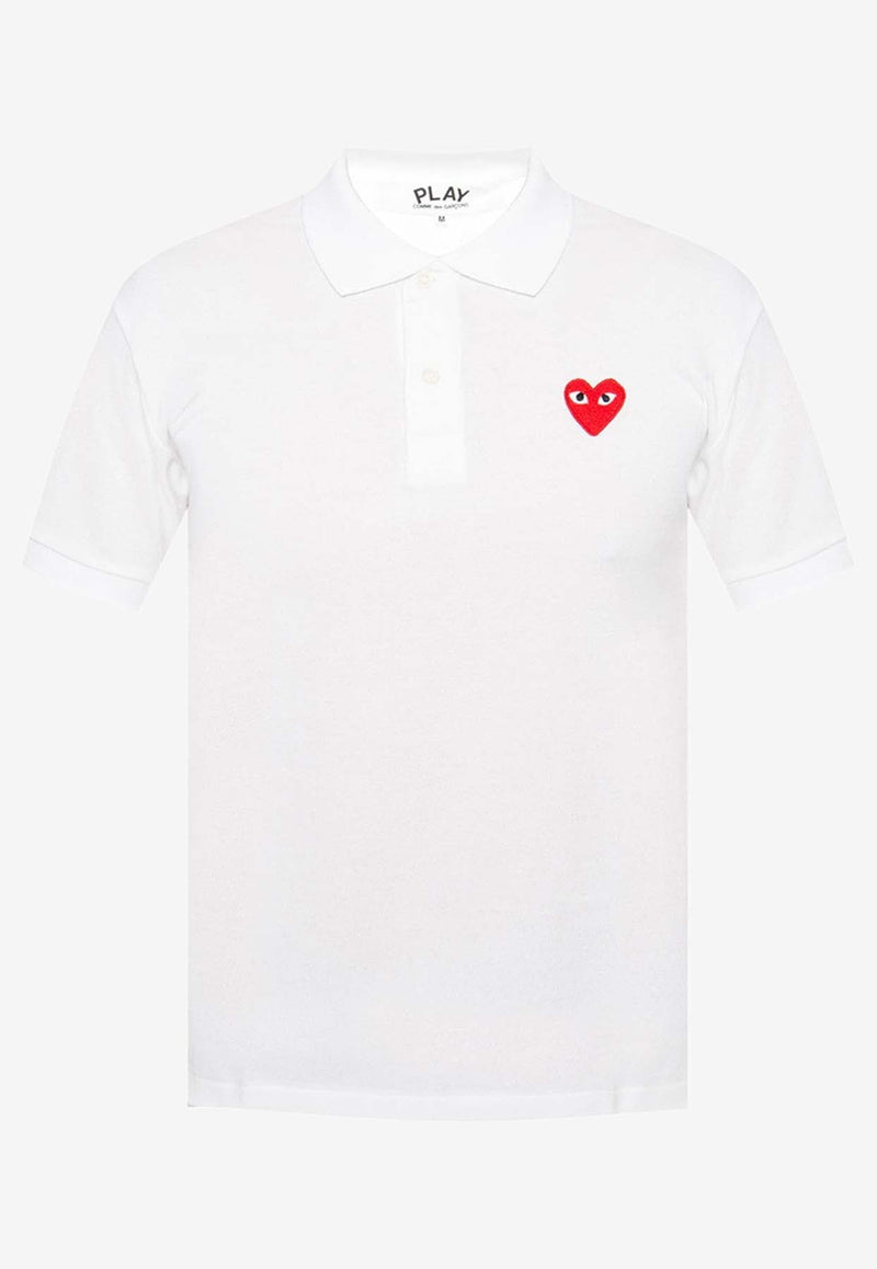 Heart Patch Polo T-shirt