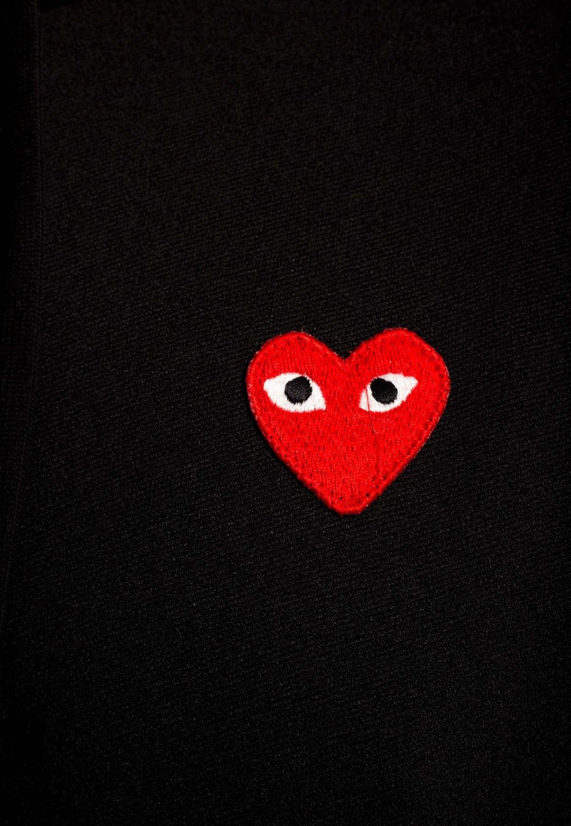 Heart Patch Hooded Sweatshirt