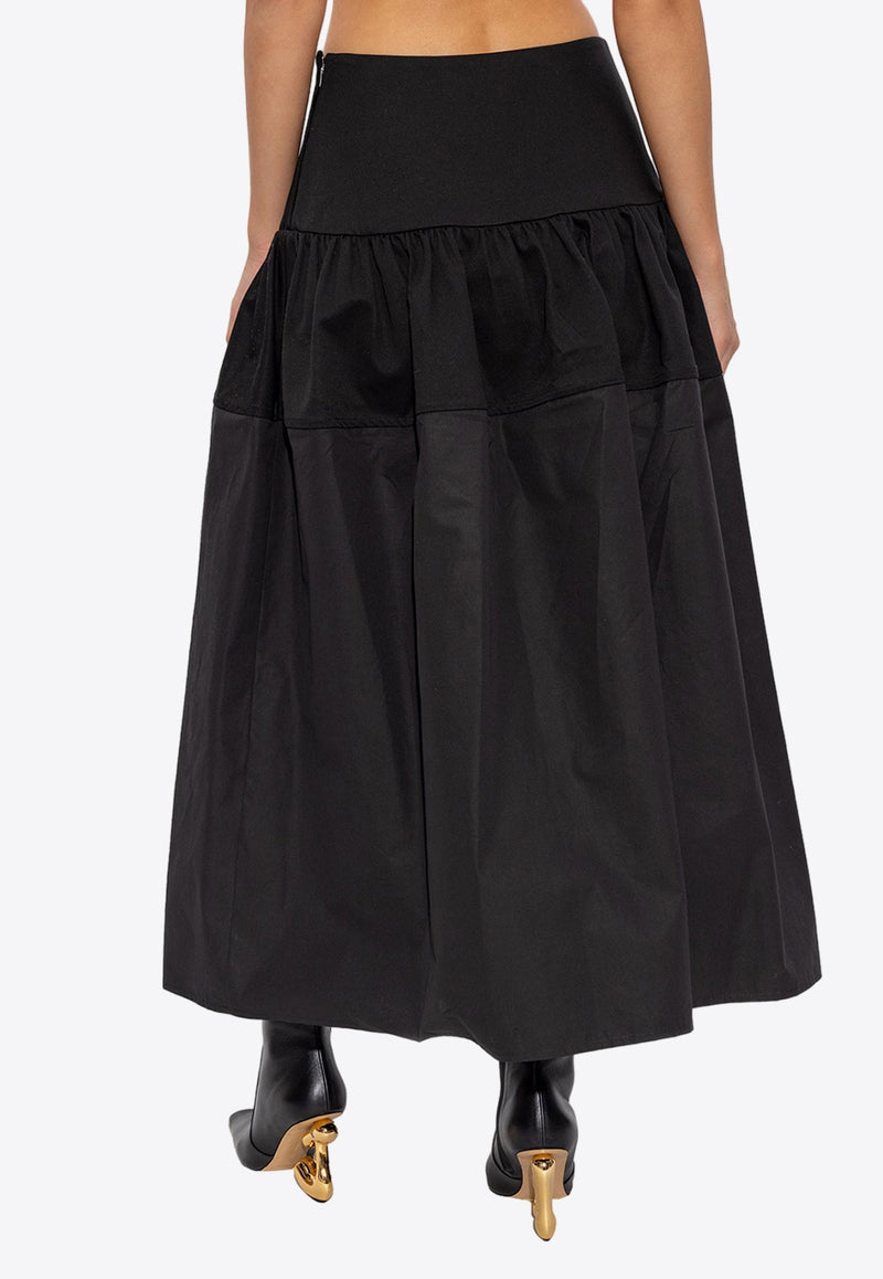 High-Rise Midi Skirt