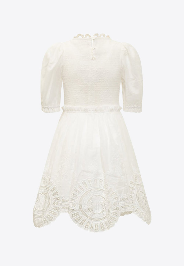 Girls Halcyon Embroidered Dress