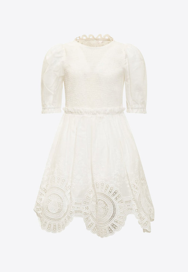 Girls Halcyon Embroidered Dress