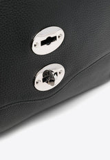 Positano Studded Leather Top Handle Bag