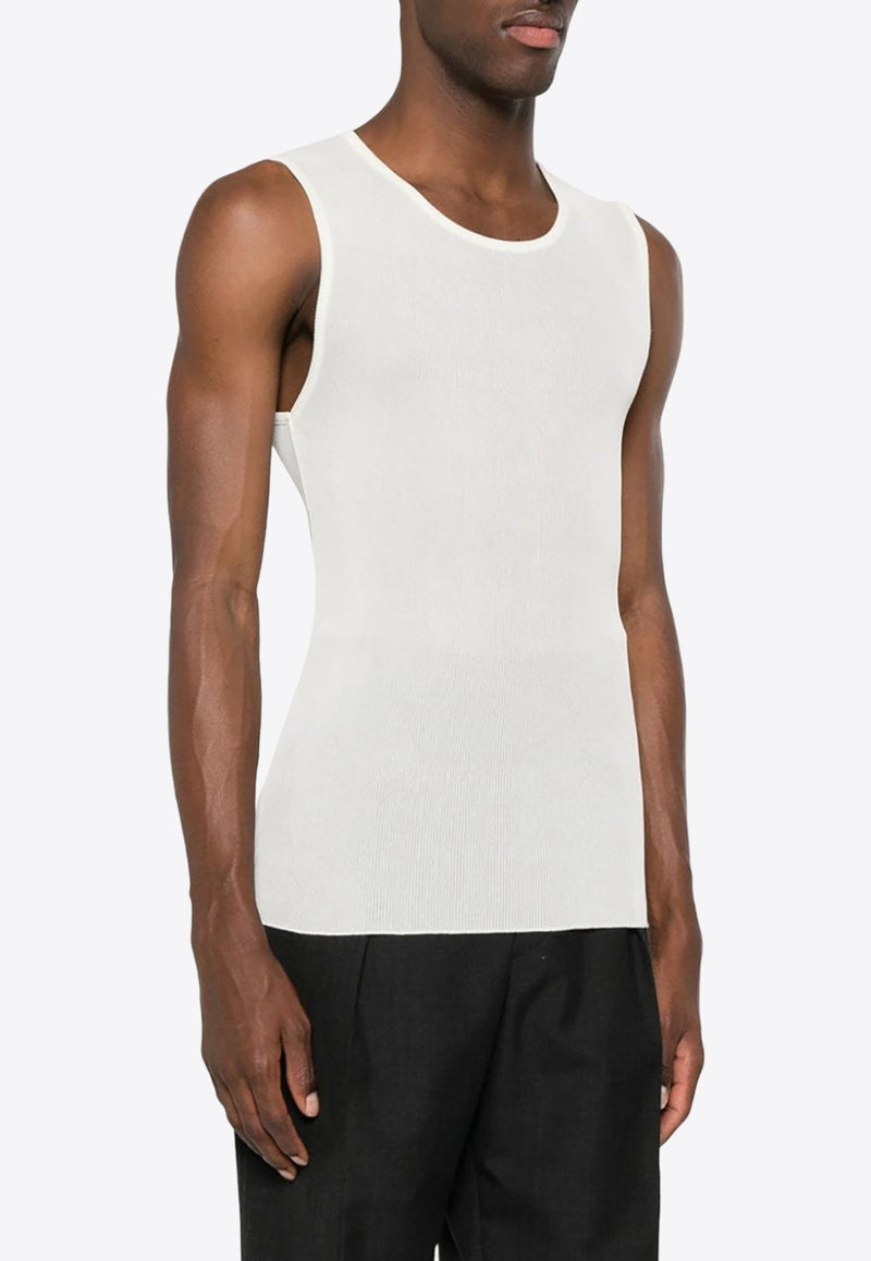 Ribbed Crewneck Tank Top