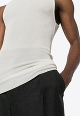 Ribbed Crewneck Tank Top