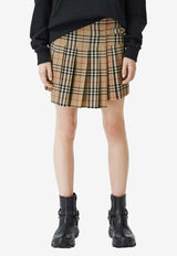 Vintage Check Mini Skirt