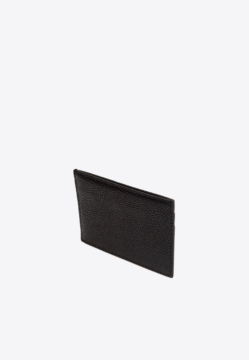 Logo Detail Grained Leather Cardholder