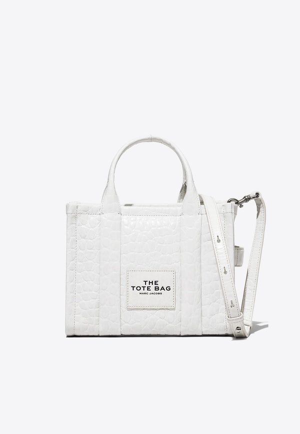 The Small Croc-Embossed Leather Tote Bag