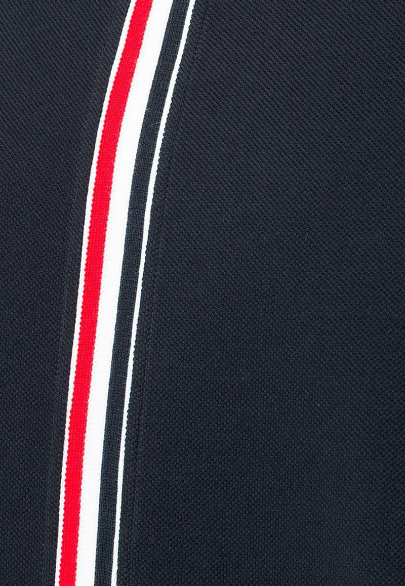 Piqué Stripe Crewneck T-shirt