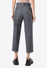 4-bar Stripe Tailored Cropped Pants