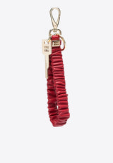 Quilted-Effect Key Ring