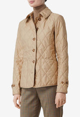 Diamond-Quilted Jacket