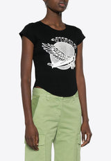 Wings Graphic Print Baby Tee
