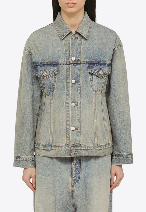 Hourglass Washed Denim Jacket