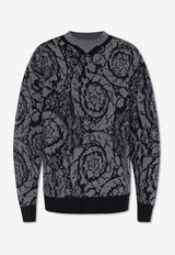 Barocco Jacquard Wool Sweater