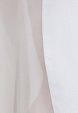 S-wave Long-Sleeved Chiffon Shirt