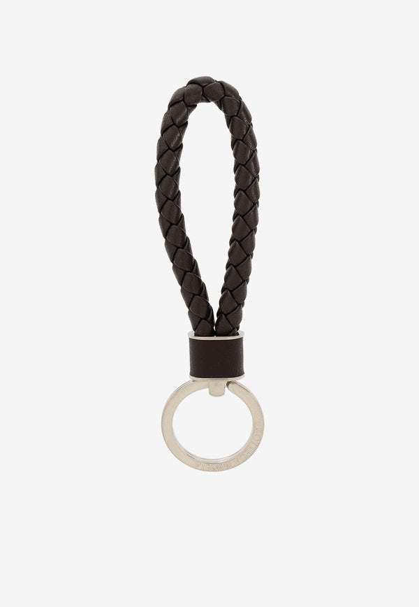 Intrecciato Leather Key-ring