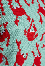 Jacquard Crabs Wool Jumper