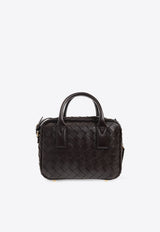 Small Getaway Shoulder Bag in Intrecciato Leather