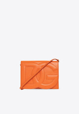 DG Logo Leather Shoulder Bag