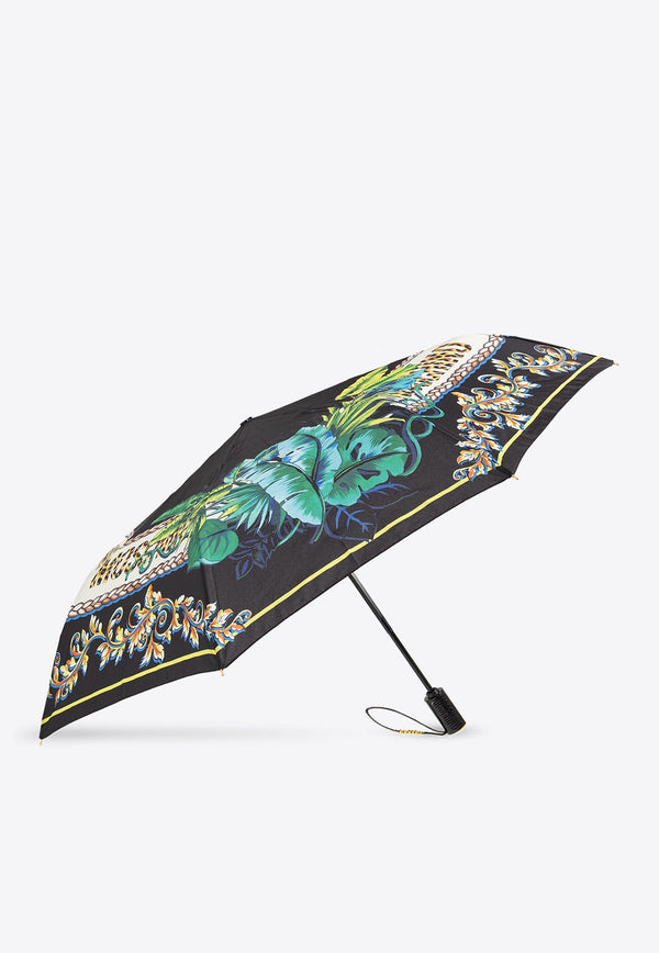 Graphic Print Foldable Umbrella