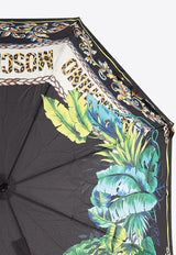 Graphic Print Foldable Umbrella