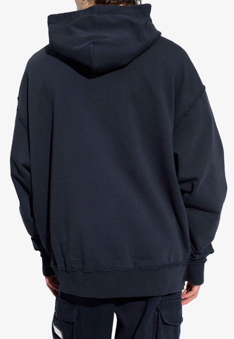 Marina Print Oversized Hoodie