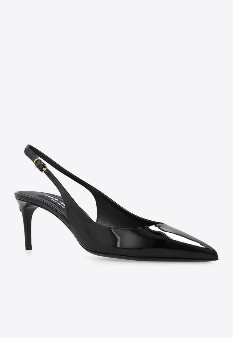 Cardinale 60 Slingback Pumps in Patent Leather