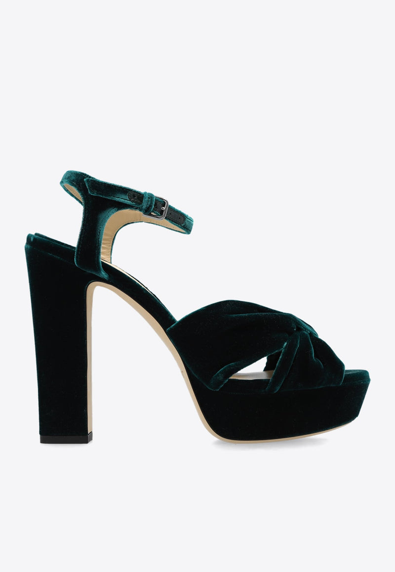 Heloise 120 Velvet Platform Sandals