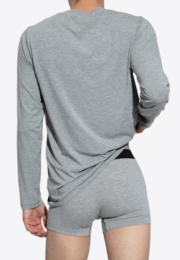 Long-Sleeved Crewneck T-shirt