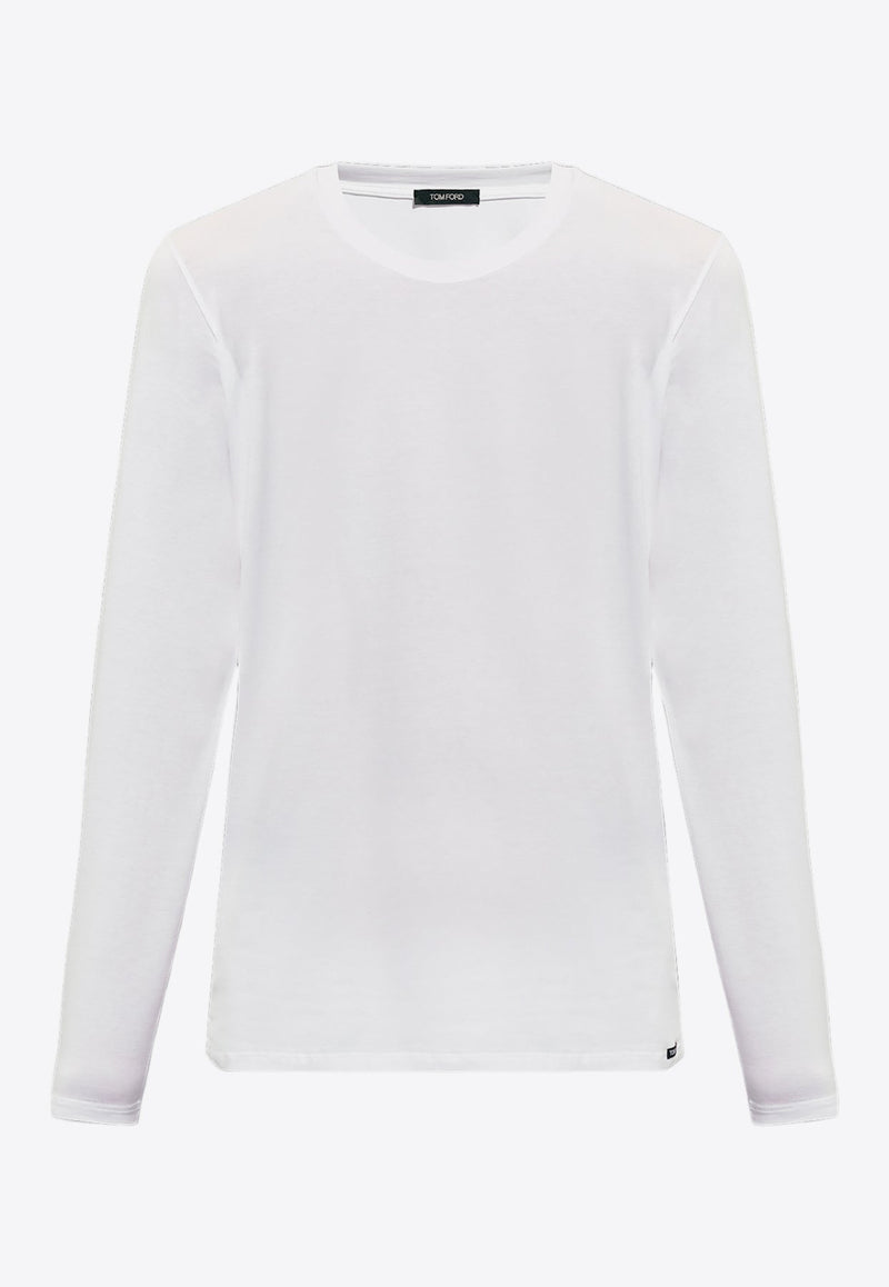 Long-Sleeved Crewneck T-shirt