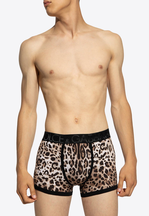 Leopard Print Stretch Boxers