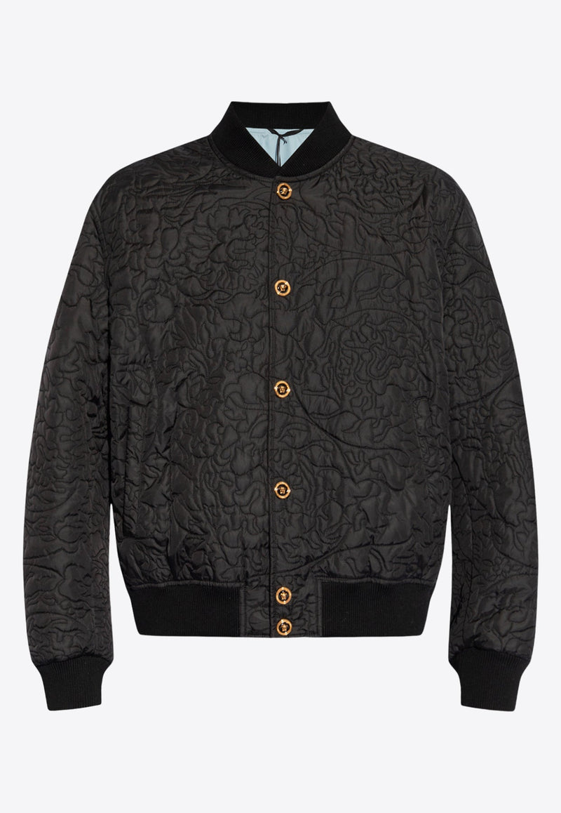 Barocco Quilted Bomber Jacket