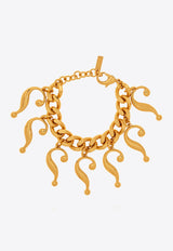 Question Mark Shaped Chain Bracelet