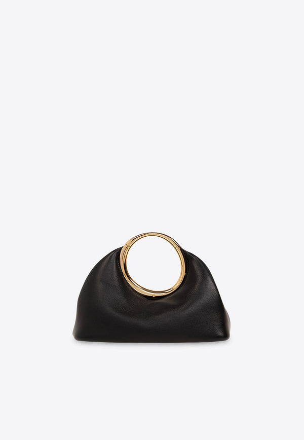 Mini Calino Ring Top Handle Bag in Nappa Leather