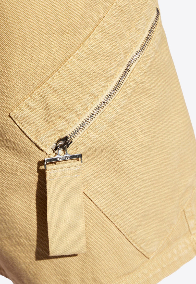 Le Marrone Zipped Cargo Shorts