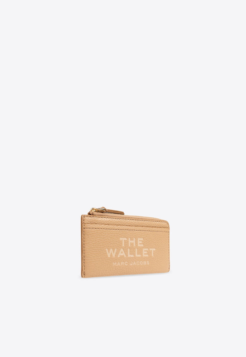 The Grained Leather Top Zip Wallet