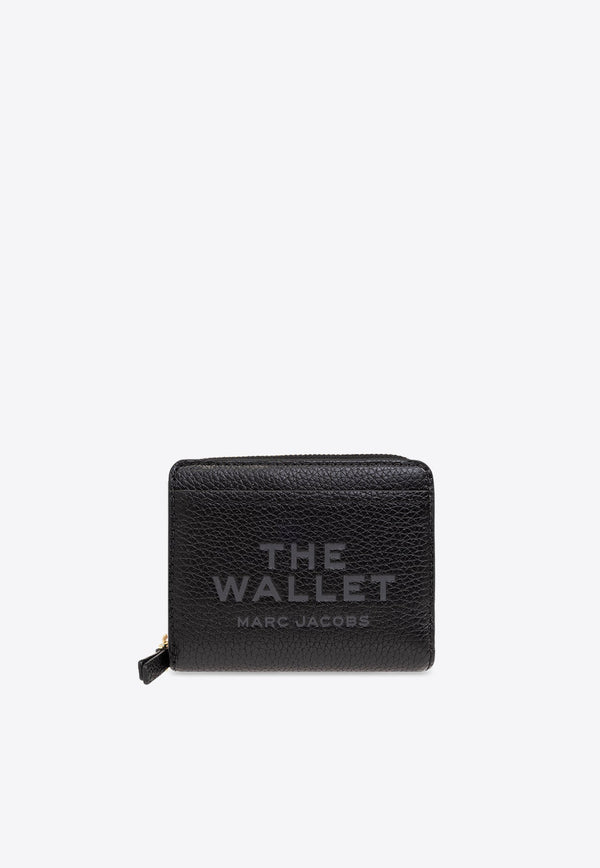 The Mini Grained Leather Compact Wallet