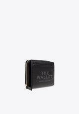 The Mini Grained Leather Compact Wallet