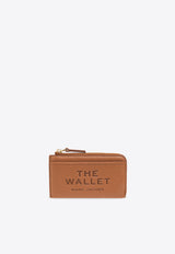 The Grained Leather Top Zip Wallet