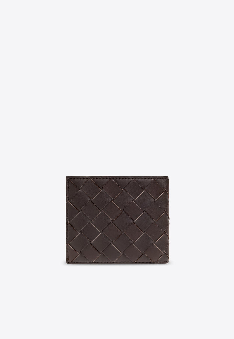 Intrecciato Leather Bi-Fold Wallet