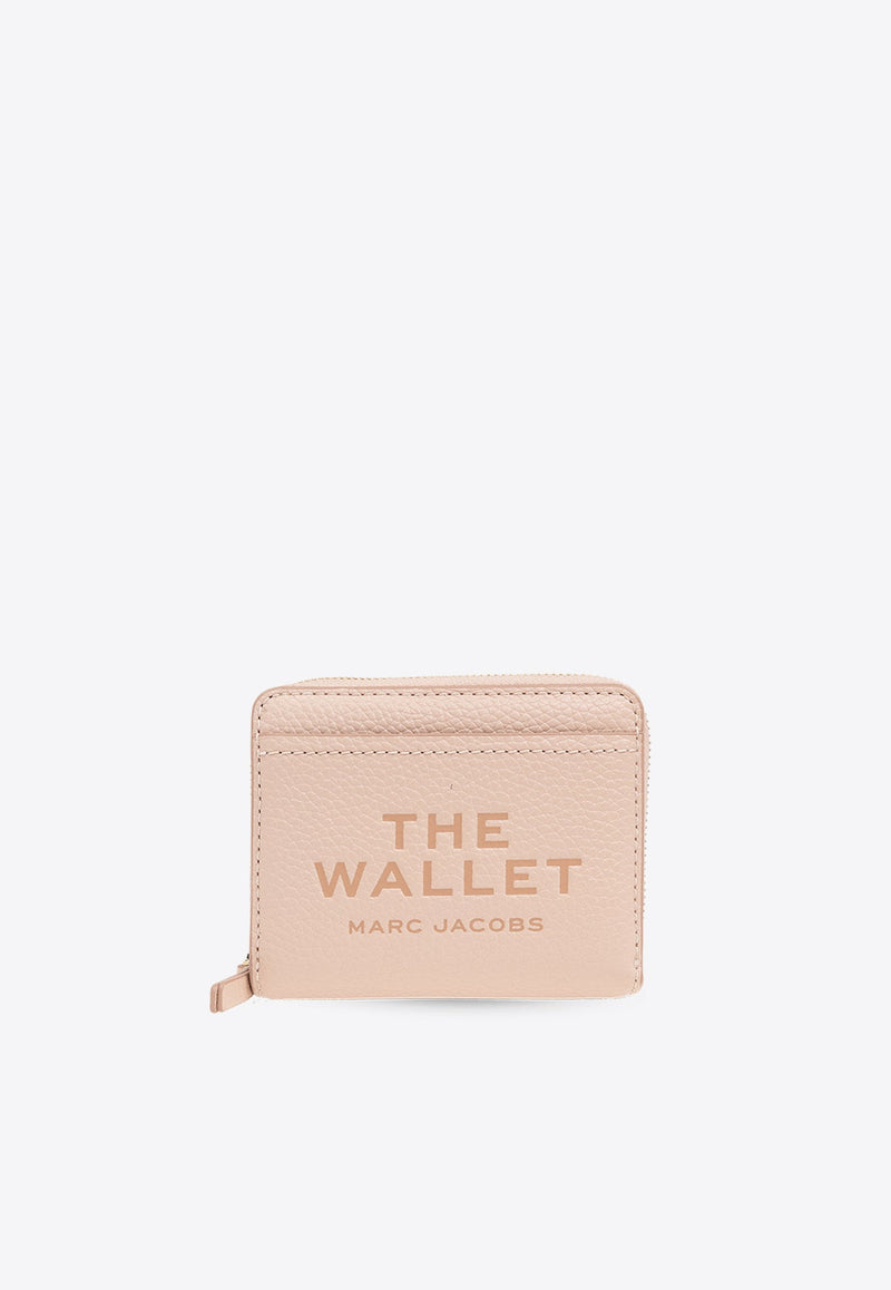 The Mini Grained Leather Compact Wallet