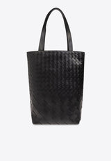 Intrecciato Leather Tote Bag