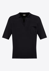 Cassandre Embroidered Wool Polo T-shirt