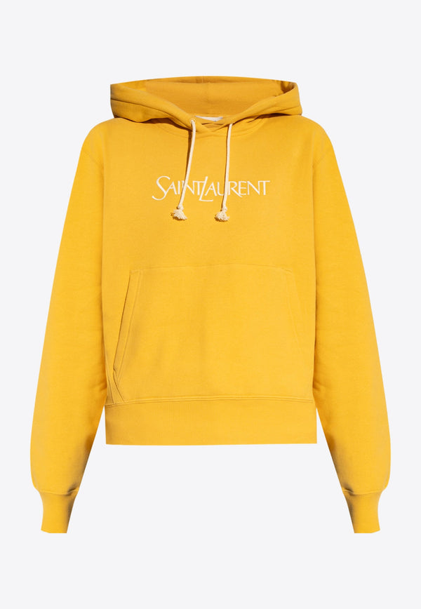 Logo Embroidered Oversized Hoodie