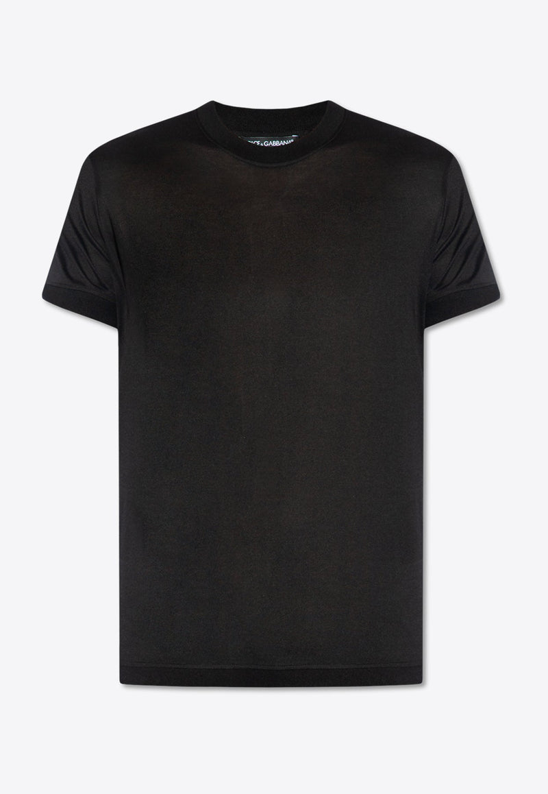 Silk Crewneck T-shirt