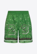 Bandana Print Swim Shorts