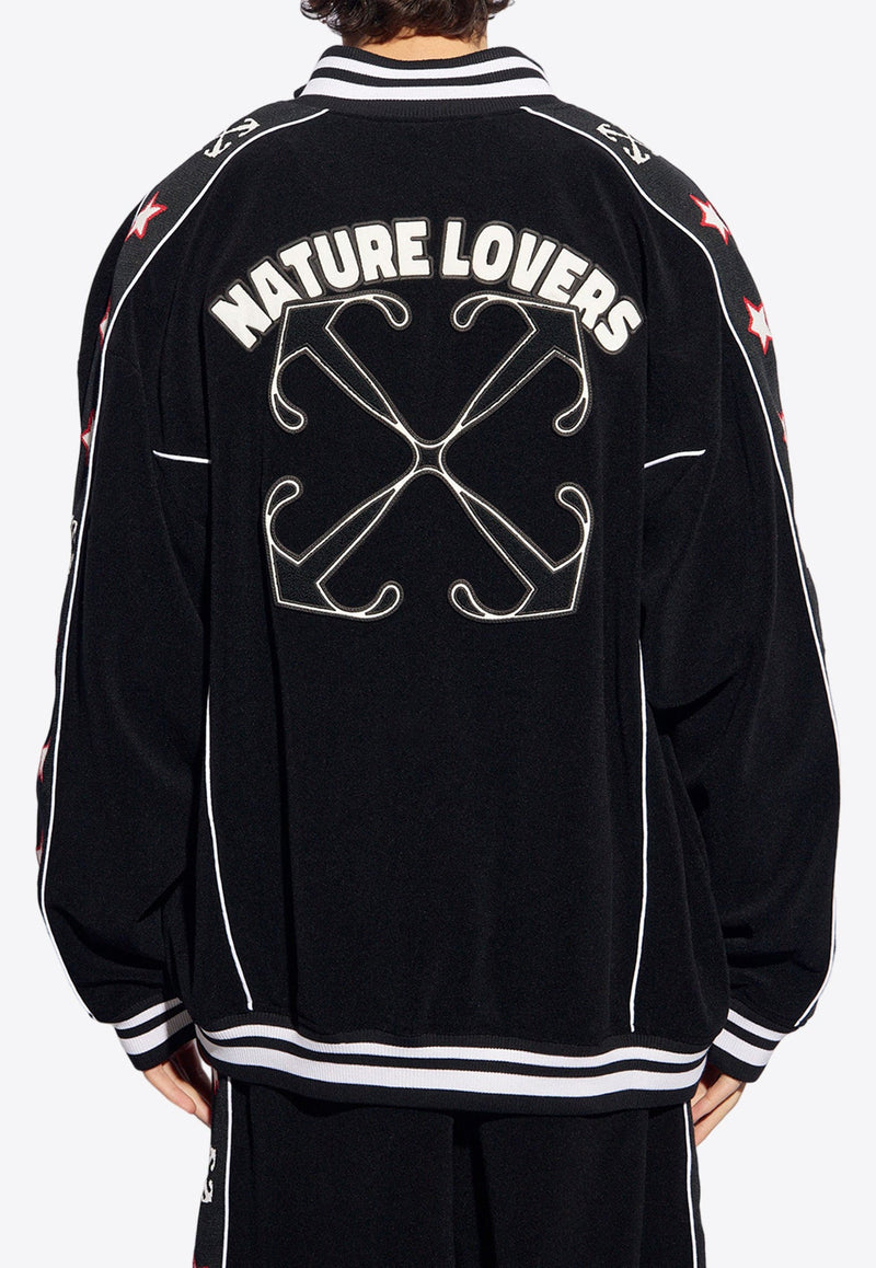 Nature Lovers Chenille Varsity Jacket