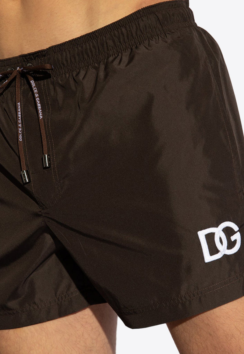 Logo-Embroidered Swim Shorts