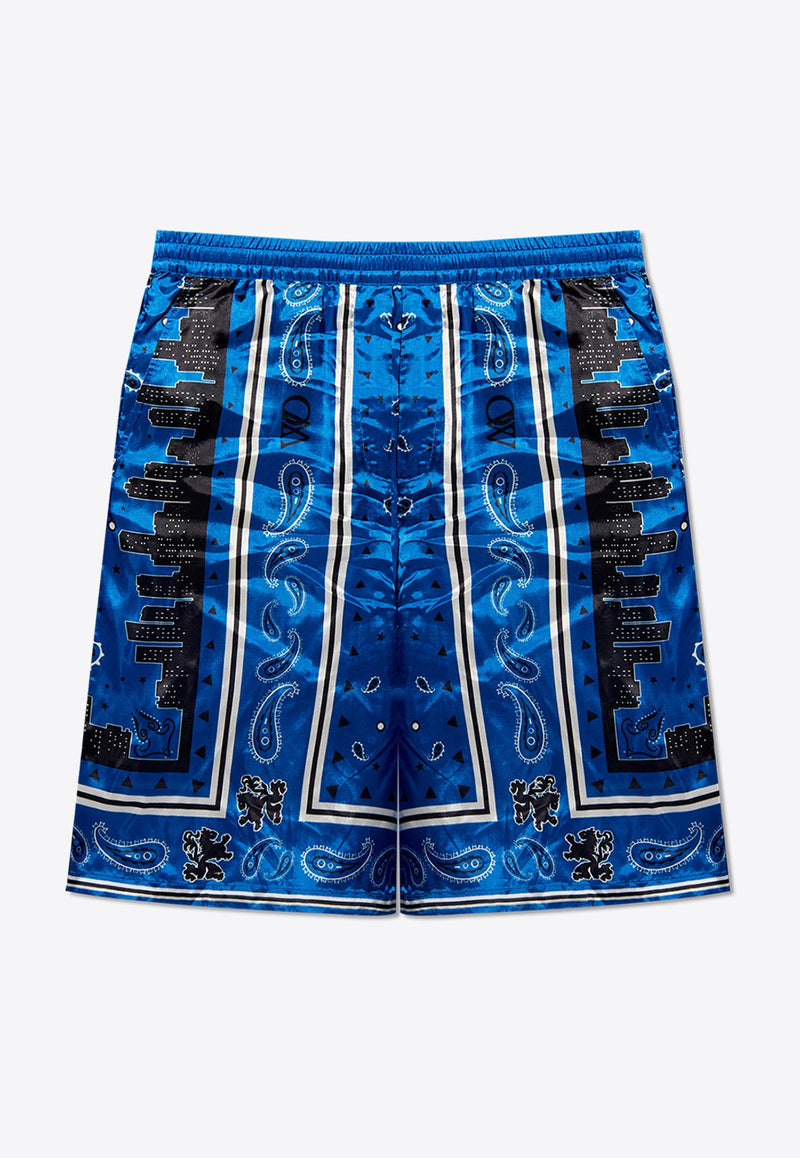 Bandana Print Bermuda Shorts