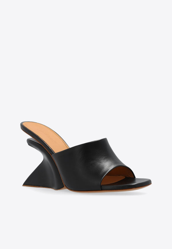 Jug 100 Leather Wedge Mules